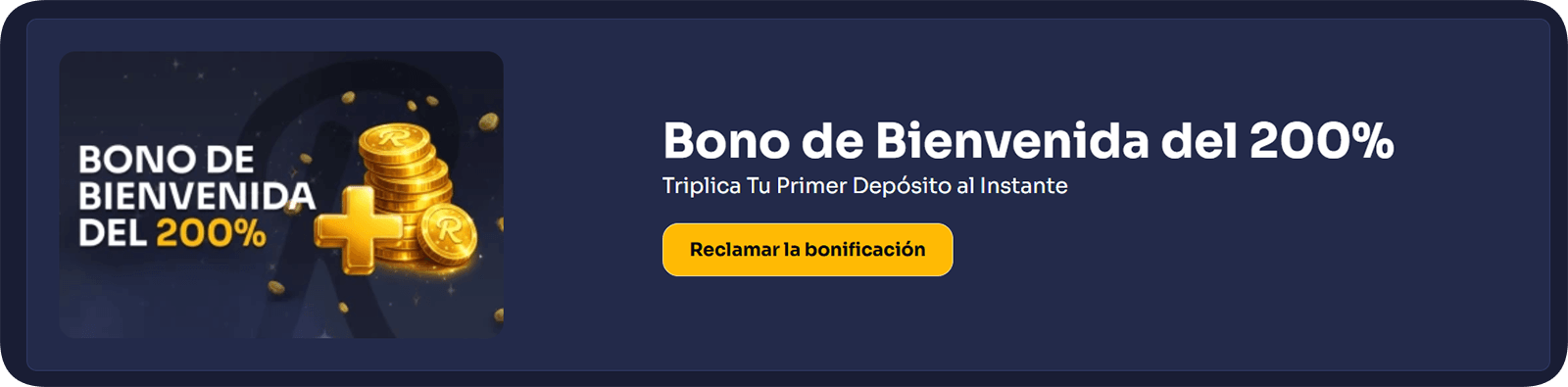 Bono de bienvenida del casino Reybets en Chile
