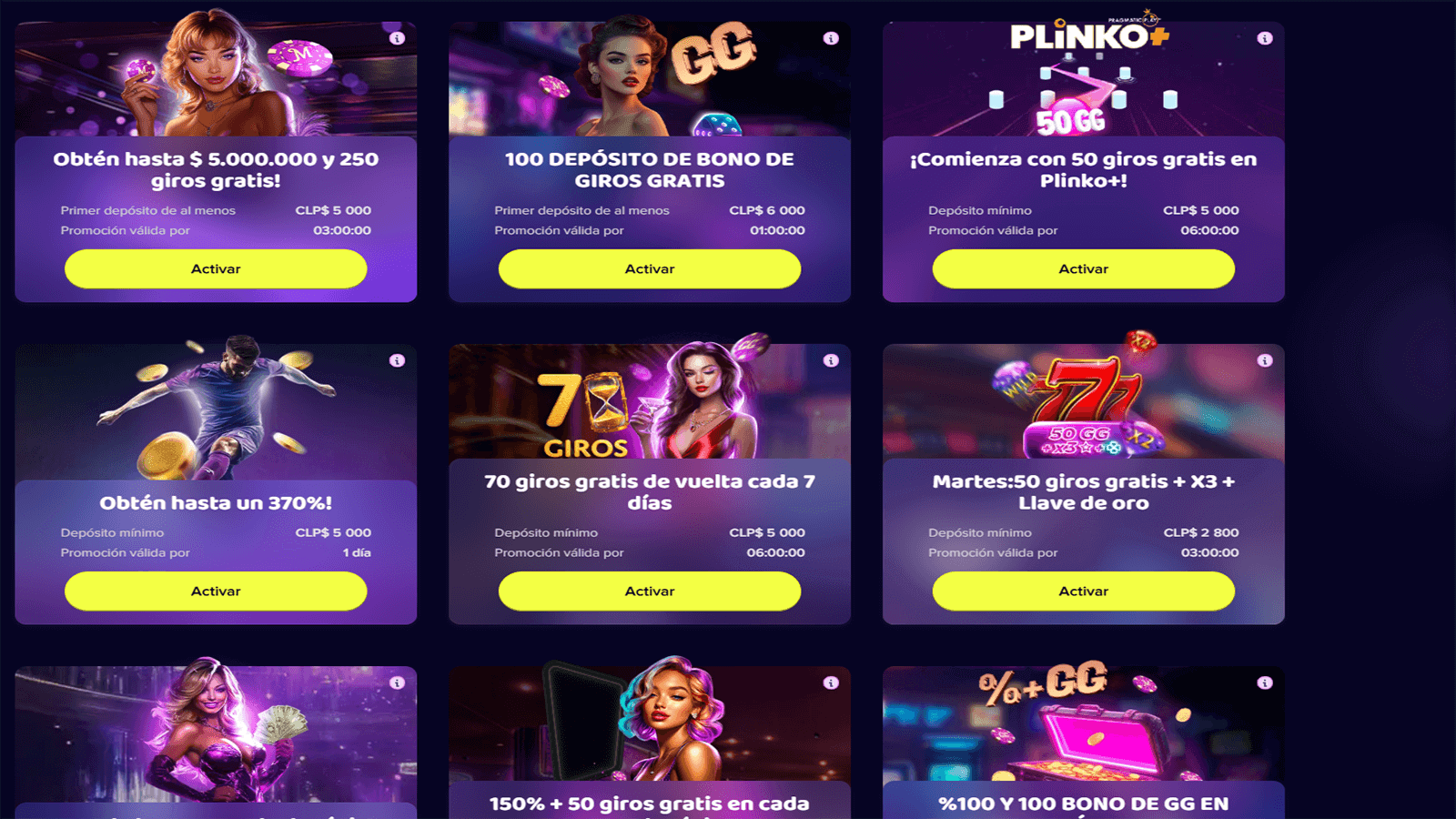 Bonos de Casino Maggico en Chile