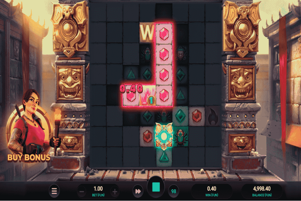 cluster tumble relax gaming screenshot 