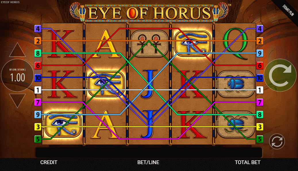 tragaperras eye of horus realtime gaming